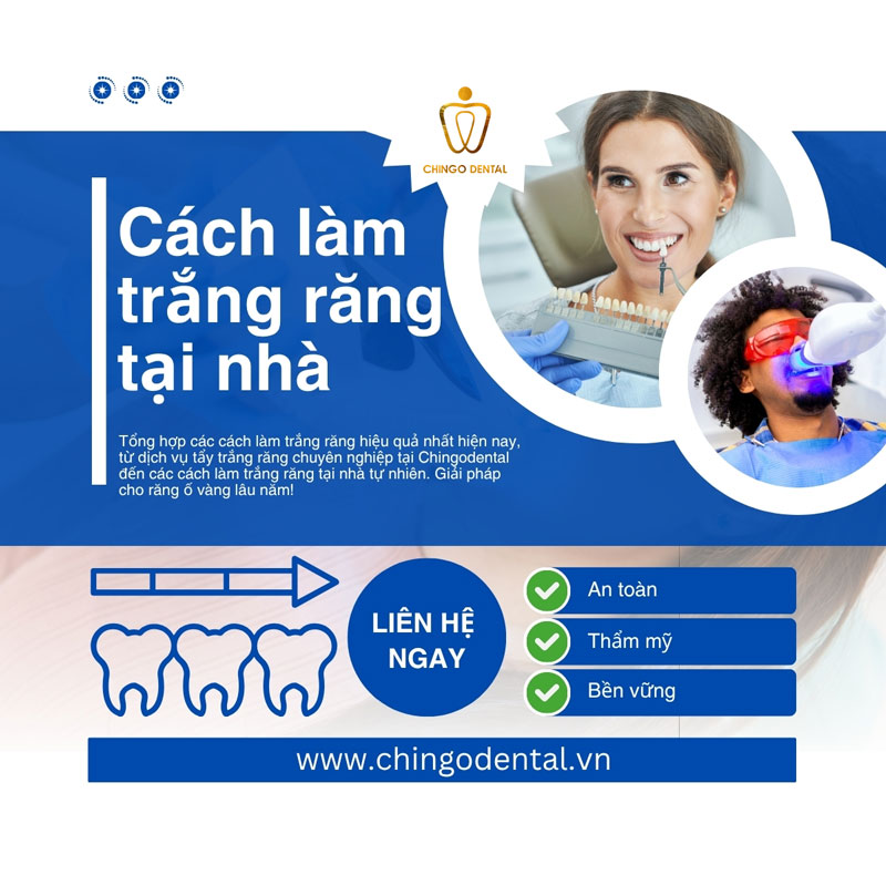 cách làm trắng răng tự nhiên tại nhà